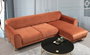 Atelier Del Sofa Sofá-Cama de Esquina Color Canela